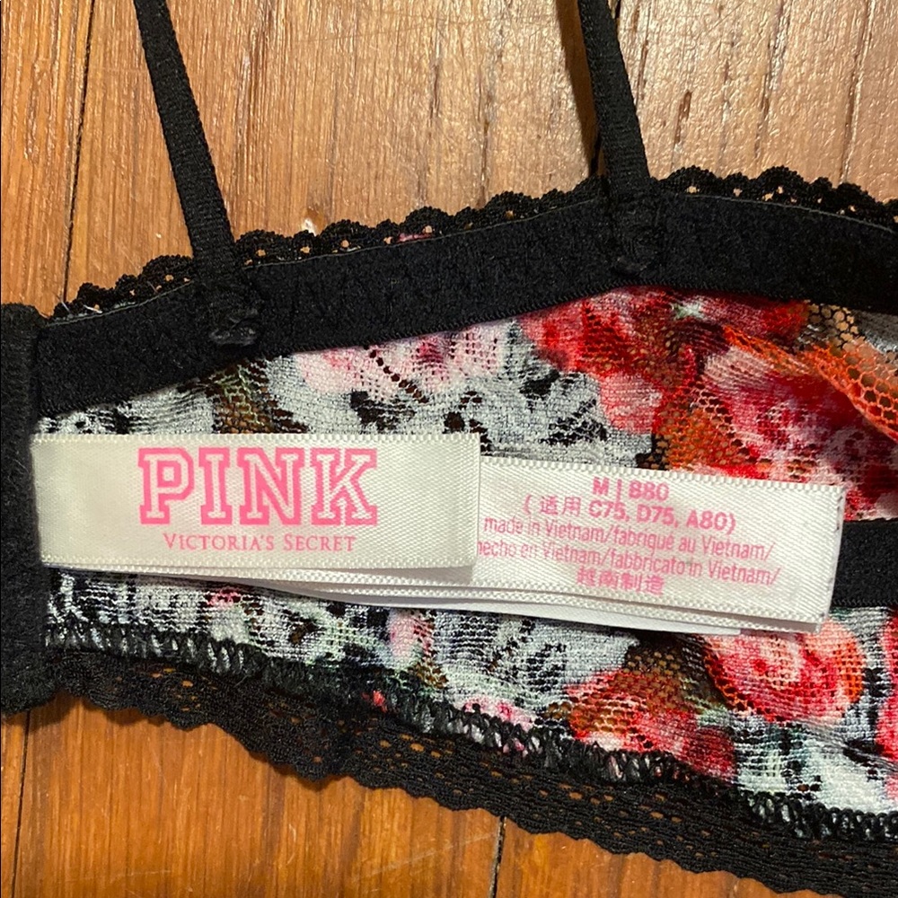 PINK by VS floral lacy bralette - Picture 5 of 8